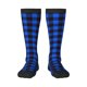 thumbnail image 1 of Balery Buffalo Plaid Blue Black Calcetines novedosos Calcetines deportivos Calcetines hasta la rodilla Calcetines de algodón Calcetines originales y geniales, 1 of 6