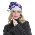 thumbnail image 5 of Bingfone colorful Skull mushroom rainbow Santa Hat for Adults,Unisex Christmas Hat Hats Extra Thicken Classic Plush for Christmas New Year Festive Holiday, 5 of 6