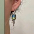 thumbnail image 2 of QQTDFG Fashion 925 Silver Zircon Earrings Ear Hook Women Wedding Drop Dangle Jewelry-Blue, 2 of 8