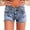 Baby Blue, variant on Fjuchai Women's Denim Shorts Jean Short Mid Rise Casual Summer Stretchy Denim Shorts S-XL