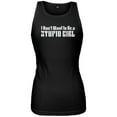 thumbnail image 1 of Pink - Stupid Girl Juniors Tank Top, 1 of 1