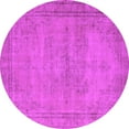 thumbnail image 1 of Ahgly Company Indoor Round Oriental Pink Industrial Area Rugs, 7' Round, 1 of 4