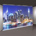 thumbnail image 4 of Telón de fondo MTMETY de la ciudad de Nueva York, Manhattan, escena nocturna de 10 x 7 pies, 4 of 6