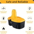 thumbnail image 2 of Batería de repuesto KINGTIANLE 18V 5.0Ah para Dewalt XRP DC9096, 2 of 7