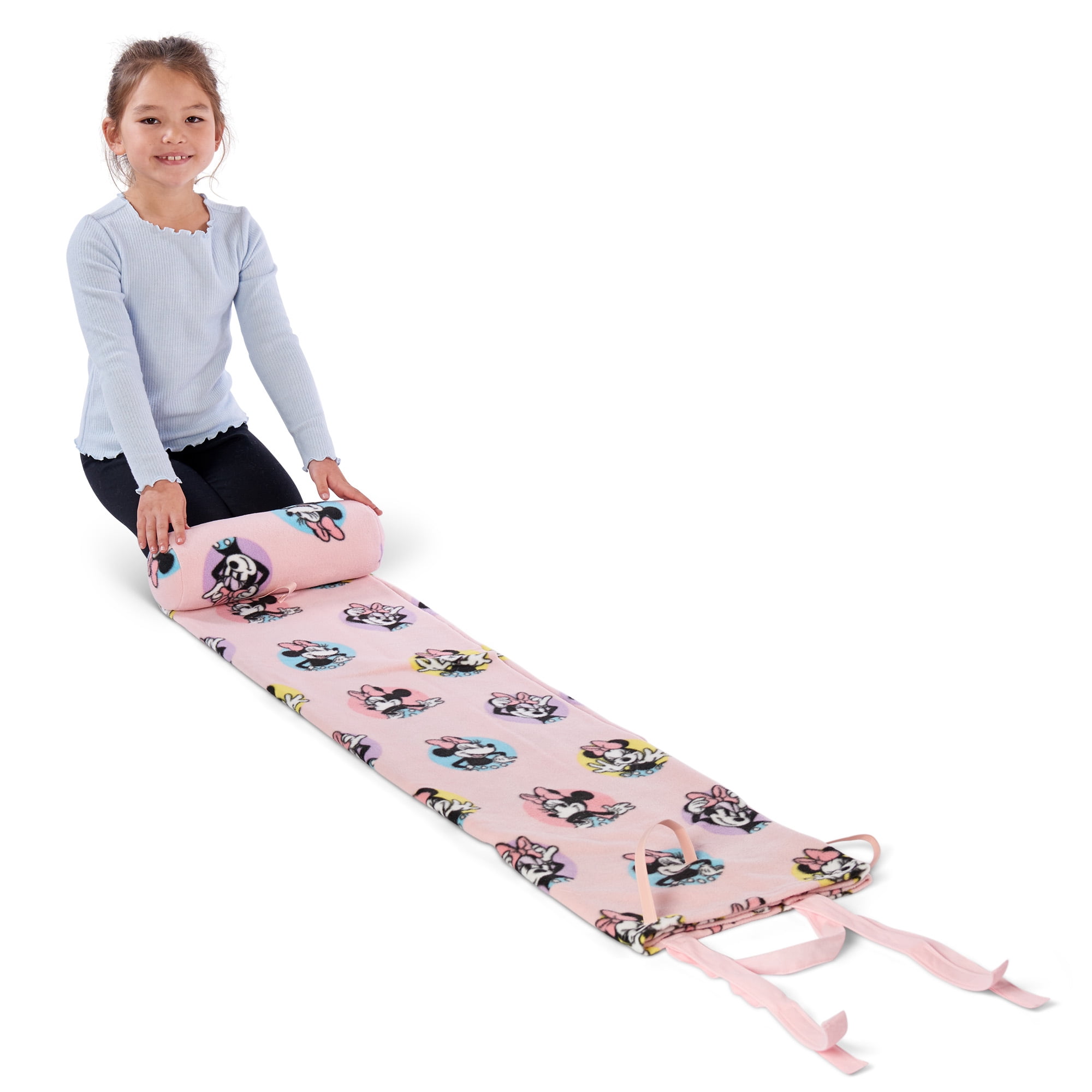 Rollee Pollee Minnie Mouse Dots of Fun Fleece Blanket Set 50 x 55 Inches