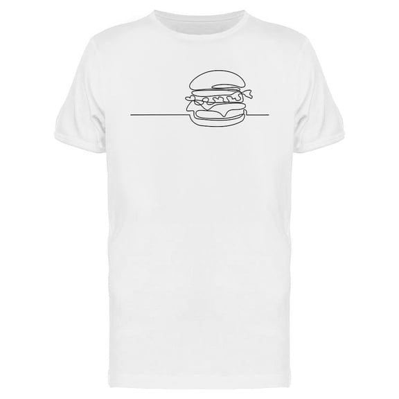 Big Hamburger T-Shirt Men -Image by Shutterstock, Male Large