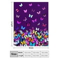 thumbnail image 3 of Wiueurtly Butterfly Blanket Butterfly Throw Blanket Soft Blankets Lightweight Cozy For Bed Couch Sofa, 3 of 6