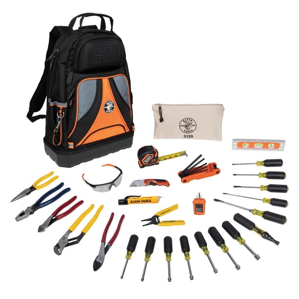 Kit de herramientas manuales Klein Tools 80028 con alicates y destornilladores