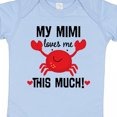 thumbnail image 4 of Inktastic Mimi Loves Me Grandson Boys or Girls Baby Bodysuit, 4 of 5