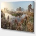 thumbnail image 2 of Frosty Grass Aside River Panorama, 2 of 3