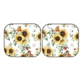 thumbnail image 7 of Balery Sunflowers Leaves And Birds Sun Shield 2 Pack For Car Front Windows Foldable Sun Visor Protector Blocks Max Uv Rays And Keeps Your Vehicle Cool For Most Sedans Suv Truck, 7 of 7