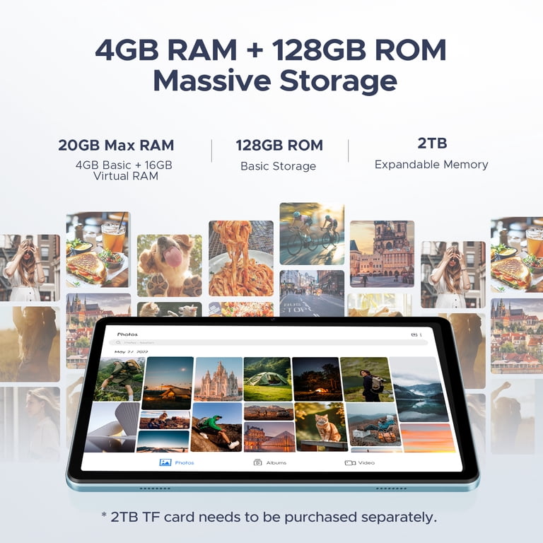 DOOGEE Tab A9 Pro Android 15 Tablet with Keyboard, 10 Inch Tablet 