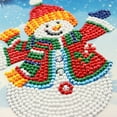 thumbnail image 2 of Christmas Card  Picture 5D DIY  Painting Cards 8PC, 2 of 5