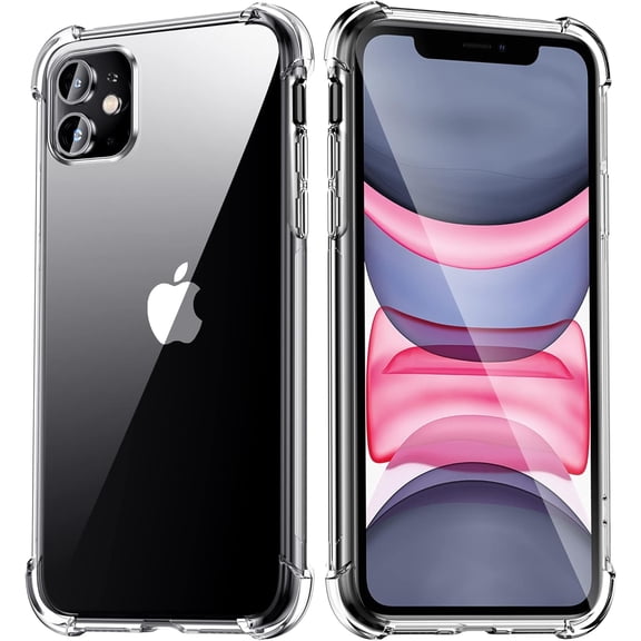 Entronix Clear Case Compatible with iPhone 11, Protective Slim Cover
