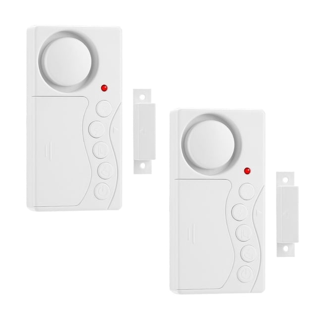 Door Opening Sensor, Wireless Time Delay Door Alarm Anti-theft Door Window Security Alarm Refrigerator Alarm Door Sensor