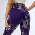 thumbnail image 2 of Ramiter Fleece Lined Leggings Women Women's Casual High Waist Wide Leg Long Palazzo Bell Bottom Yoga Pants Seamless Yoga Pants Soft S,Purple, 2 of 5