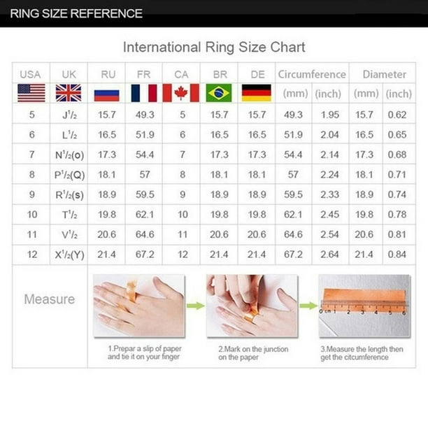 Canada Female Ring Size Chart ABPWLY Piece Of Opal For