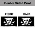 thumbnail image 5 of Double Sided Pirate Dog Flag Banner with Brass Grommets 12x18 Inch, 5 of 5