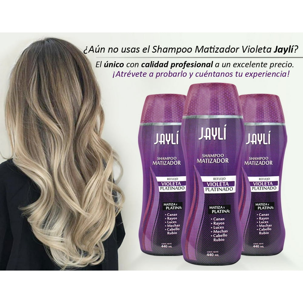 JAYLI SHAMPOO MORADO MATIZADOR 440ML PARA HIGHLIGHTS