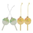 thumbnail image 3 of KAKOWELY 4 adornos navideños de piruleta con temática de dulces para fiestas navideñas, adornos colgantes festivos para una decoración caprichosa del árbol de Navidad., 3 of 5