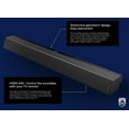 thumbnail image 4 of Philips B7305 Indoor Bluetooth 2.1-Channel Dolby Digital Plus 34 in Sound Bar, Single Piece, 4 of 15