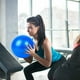 thumbnail image 3 of Set de fitness para casa de yoga y pilates | Pelota de yoga pequeña de 25 cm y tirador de pedal | Kit de 2 piezas para entrenamiento de cuerpo completo, flexibilidad, entrenamiento de fuerza |, 3 of 4