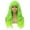 Green Ombre, variant on RightOn 23" Green Wig Long Curly Wig with Bangs Women Light Green Wigs Synthetic Wig with Wig Cap