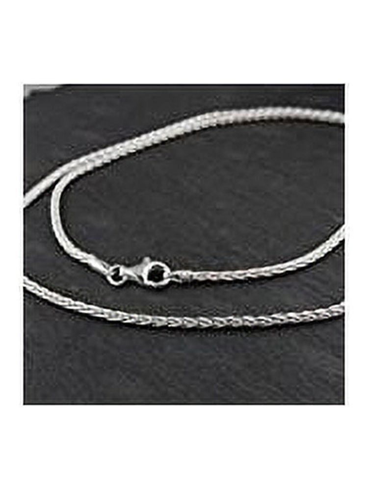 18 inch sterling silver wheat deals chain