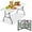 6FT-White, variant on YRLLENSDAN Folding Table, 6ft Foldable Plastic Card Table Portable with Carrying Handle for Indoor, Outdoor, Party, Dining, Wedding, Events, Picnic, Camping, White