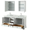 thumbnail image 6 of Wyndham Collection WCS202072DGBCMUNSMED Deborah 72" Free Standing Double Vanity Set - Dark, 6 of 7