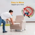 thumbnail image 4 of 16 Pcs Furniture Sliders, DISEN Reusable Heavy Furniture Movers, 3.5'' Furniture Moving Kit for Carpet Floor Surfaces, 4 of 8