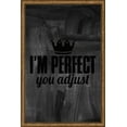 thumbnail image 1 of Perfect You Adjust Crown Princess Prince Queen King Funny Tiara Tin Sign Chalk Board Wall Art Decor Funny Gift 12 x 18 Inch, 1 of 3