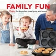 thumbnail image 4 of Multi Mini Waffle Maker with Four 4-Inch Nonstick Waffle Molds and Quick Heat-Up Feature, 4 of 11
