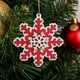 thumbnail image 1 of Christmas Snowflake Decorative Pendant Made Of Wood Suitable For Christmas Tree Doors And Fireplaces, 1 of 6