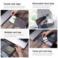 thumbnail image 3 of Card Wallet Fashion Multipurpose Portable Card Holder Clutch Wallet for Travel, 3 of 10