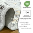 thumbnail image 6 of Balacho Flame Resistant Beige & Gray Boho Floral Area Rug Living Room Carpet, 5' x 8', 6 of 7