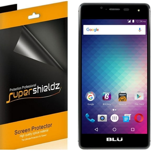 [6-pack] Supershieldz for BLU R1 HD Screen Protector, Anti-Bubble High Definition (HD) Clear Shield