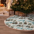 thumbnail image 6 of Kdxio Transport Train Print Christmas Tree Skirt Christmas Xmas Tree Skirts Mat for New Year Holiday Christmas Party Decorations-36", 6 of 7