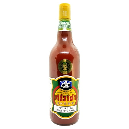 Grand Mountain Original Sriracha Hot Sauce MEDIUM HOT Thailand 25 Fl. (Best Hog Mountain Deck)