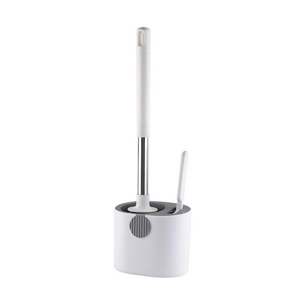 Toilet Bowl Brush Toilet Brushes & Holders Viene con Cepillo de Inodoro, Set de Cepillos de Inodoro de Baño, Mango Antideslizante, Montado en la Pared / de Pie