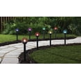 thumbnail image 2 of Mainstays Color Changing Solar Landscape Crackle Glass Ball Pathway Light, 2 of 8