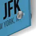 thumbnail image 3 of Epic Art 'JFK Airport Layout' by O8 Left, Acrylic Glass Wall Art, 24"x36", 3 of 8