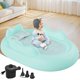 thumbnail image 1 of Colchón Inflable Abdtech para Niños, Cama de Viaje Ovalada Verde de 152x109x30 cm, 1 of 9