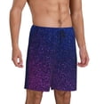 thumbnail image 2 of Fotbe Neon Glitter Pantalones Cortos de Pijama para Hombre, Ropa de Dormir, Pantalones de Pijama Cortos para Hombre-Small, 2 of 6