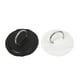 thumbnail image 5 of redondo en forma de D, sin pegamento, incluye de lazo con hebilla de cuerda de amarre de acero inoxidable 316 para bote inflable de PVC, blanco Baoblaze  Anillos en D inflables para kayak, 5 of 6