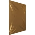 thumbnail image 2 of Ekena Millwork 19 5/8"W x 19 5/8"H Inula EnduraWall Decorative 3D Wall Panel, Bright Coat Gold (12-Pack for 32.04 Sq. Ft.), 2 of 6