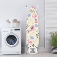 thumbnail image 3 of HELLHERO Pink Dolphin Pattern Ironing Board Covers Hook & Loop Straps Washable Soft Protector Ironing Board Dust-Proof Cover for Mother, 3 of 5