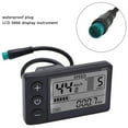 thumbnail image 3 of NATEFEMIN Black E Bike LCD Display Unit for Electric Scooters Cycles Fitness Clear Data Lightweight 22.2mm Handlebars Water Resistant, 3 of 11