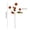 Orange, variant on 5 Stem Artificial Dandelion Spray with Realistic Buds and Bendable Stems, All-Weather Outdoor Faux Flowers for Garden, Plastic Floral Arrangement for Year-Round Landscape Design and Home Decoration