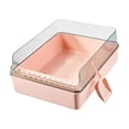 thumbnail image 1 of Caja de Arena para Gatos perfecl Entrada Abierta Lados Altos Rosa, 1 of 8